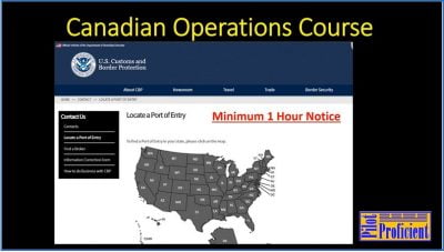 Canadian Operations Map
