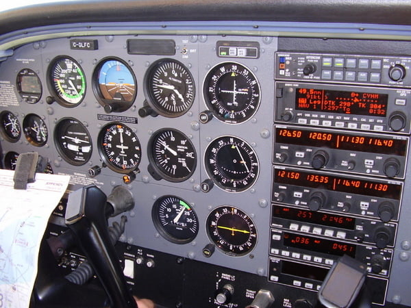 Aviation gauges for 172